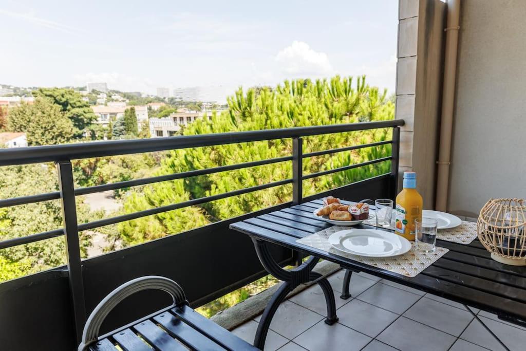 T2 Plage Prado-David, Parc Borely, Parking Privee Marseilles Exterior foto